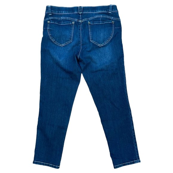 Women's Democracy "AB" Solution Ankle Skimmer Denim Jeans Size‎ 12 #8117688AN - Picture 3 of 6